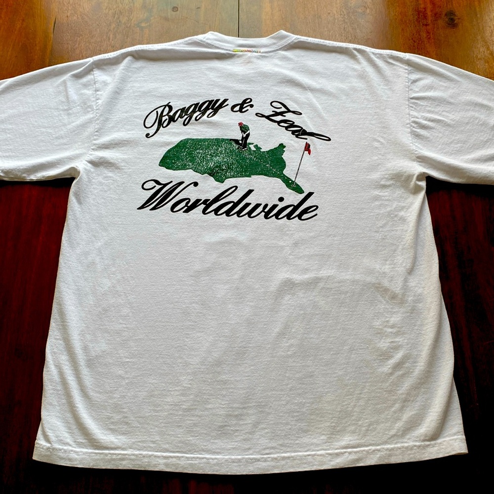 Baggy & Zeal Worldwide Golf Short Sleeve T-Shirt Size L